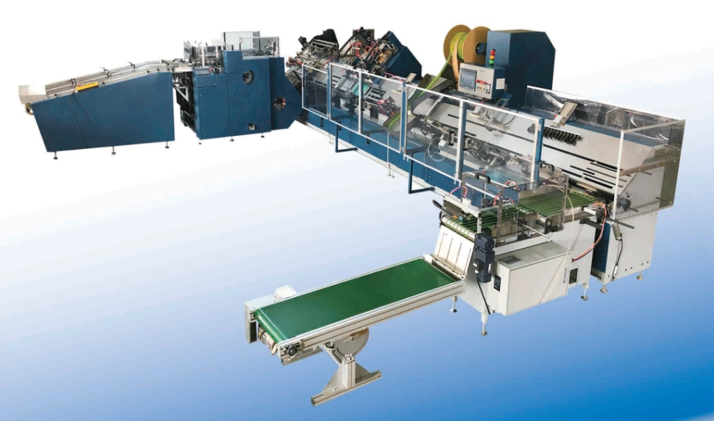 INLINE NOTEBOOK PUNCHING AND BINDING MACHINE  APB-300