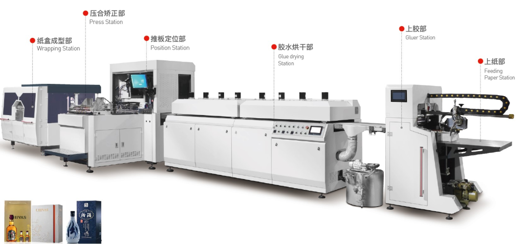 全自动书型盒成型机 QST-400YY
