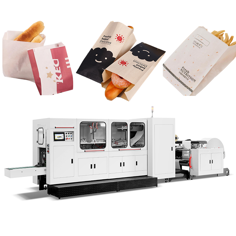 FULLY AUTOMATIC HIGH SPEED SHARP BOTTOM PAPER BAG MACHINE
