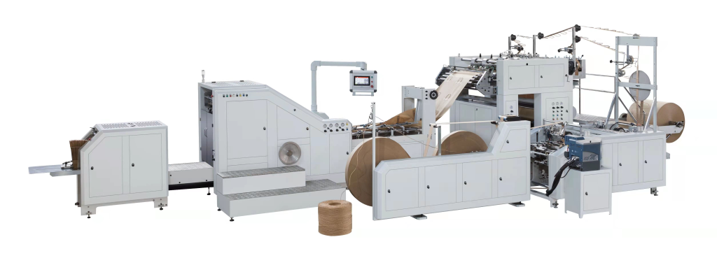 LSB-330-R FULLY AUTOMATIC ROLL FED TWISTED HANDLE PAPER BAG MACHINE
