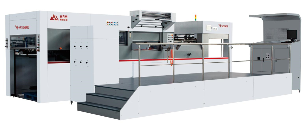 AUTOMATIC FLAT-BED DIE CUTTING AND FOIL STAMPING MACHINE