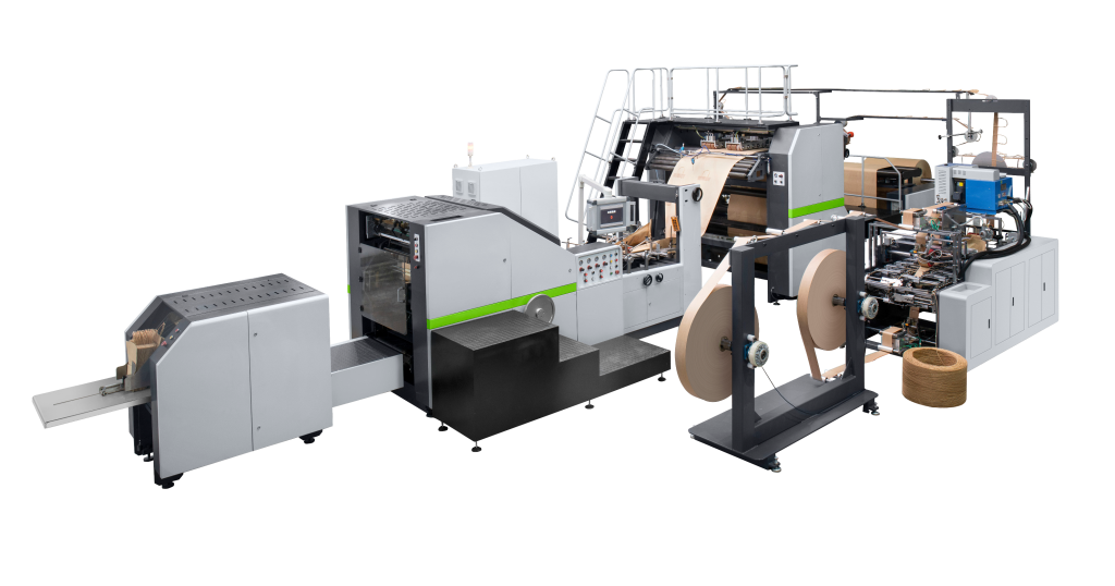 RKHF330T FULL AUTOMATIC PAPER BAG MAKING MACHINE WITH TWISTED HANDLE