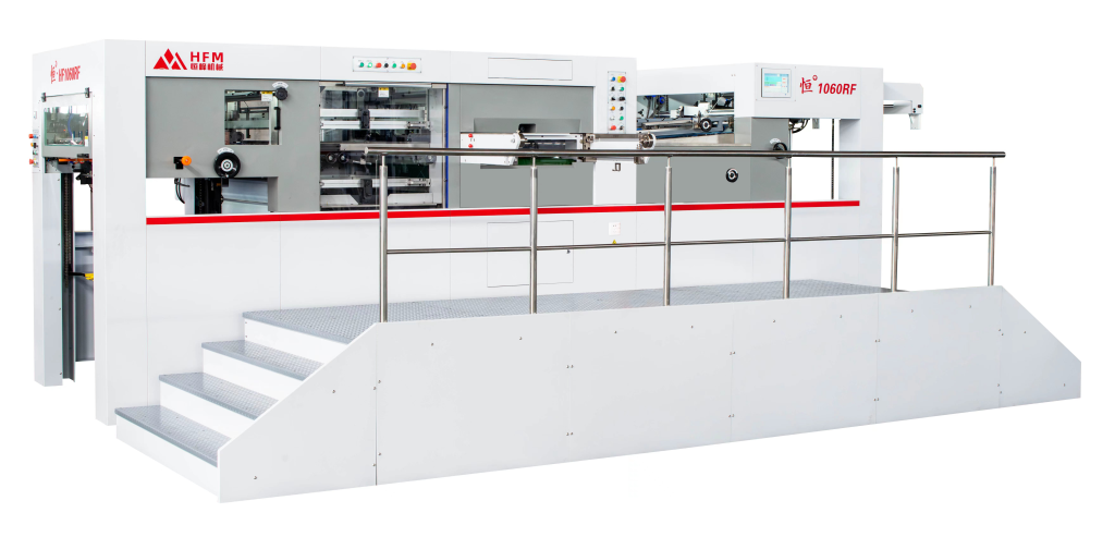 AUTOMATIC FLAT-BED DIE CUTTING AND FOIL STAMPING MACHINE