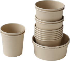 COATED SERIES PAPER PRODUCTS - PAPER CUPS, PAPER TRAYS, PAPER BOWLS, PAPER BUCKETS, BAKING PAPER, PAPER BAGS, ETC