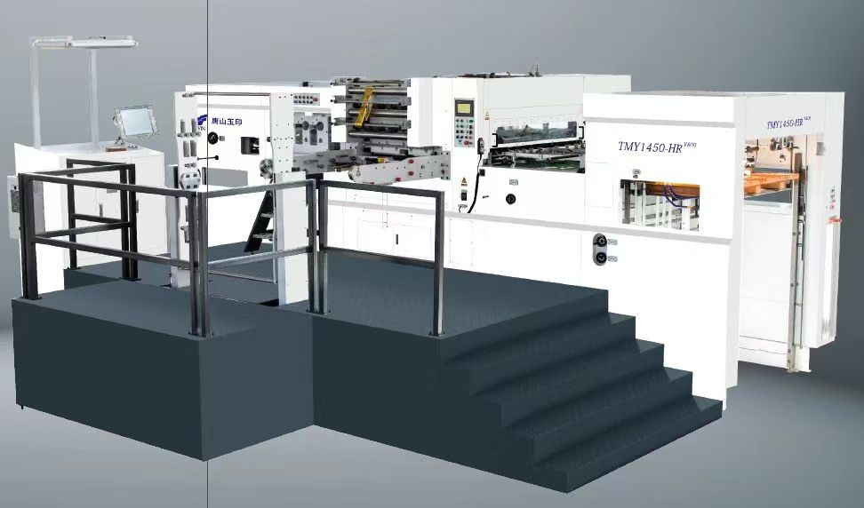 TYM1450-HRV800 全自动深压纹烫金模切机