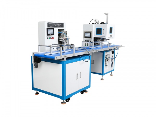 全自动抽屉盒冲孔穿丝带一体机