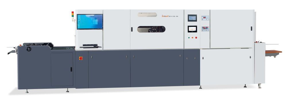 INKJET SPOT UV COATER WITH COLD FOIL