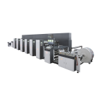 HJ-1270-5 HORIZONTAL TYPE FLEXO PRINTING MACHINE WITH SERVO MOTOR