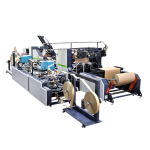 FULL AUTOMATIC PAPER BAG MAKING MACHINE WITH TWISTED AND FLAT HANDLE