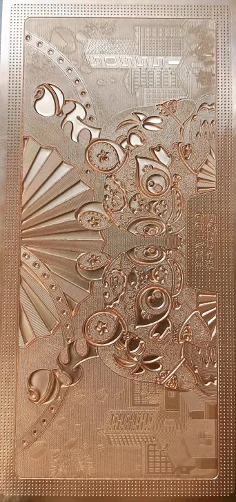 HOT STAMP COPPER PLATE