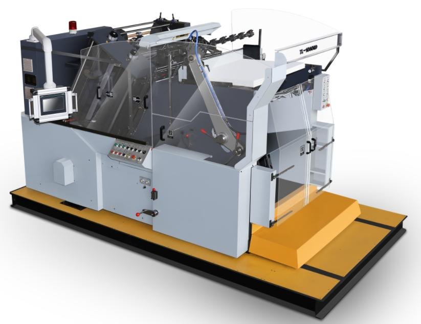 VERTICAL AUTOMATIC HOT FOIL STAMPING AND DIE-CUTTING MACHINE