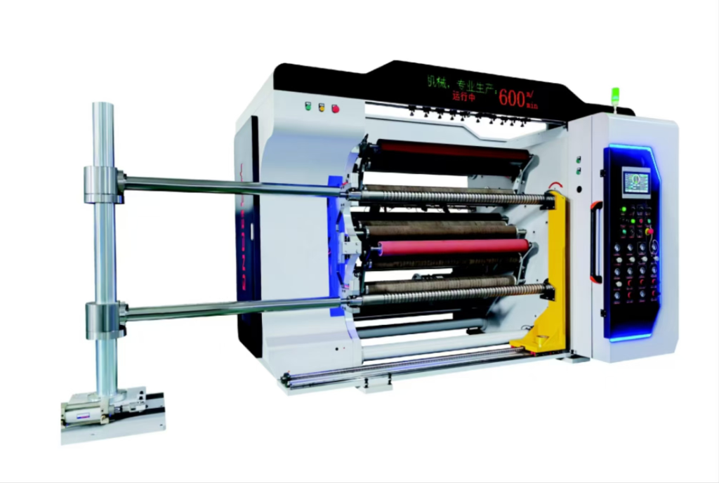 CMPUTER CONTROLLED HIGH SPEED SLITTING MACHINE