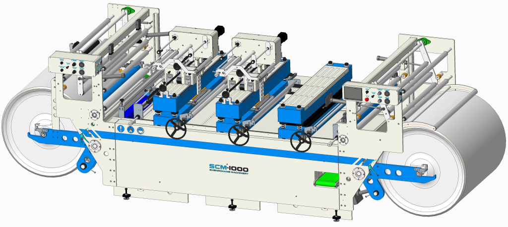 MULTI-COLOR HOT STAMPING AND WINDOWING MACHINE