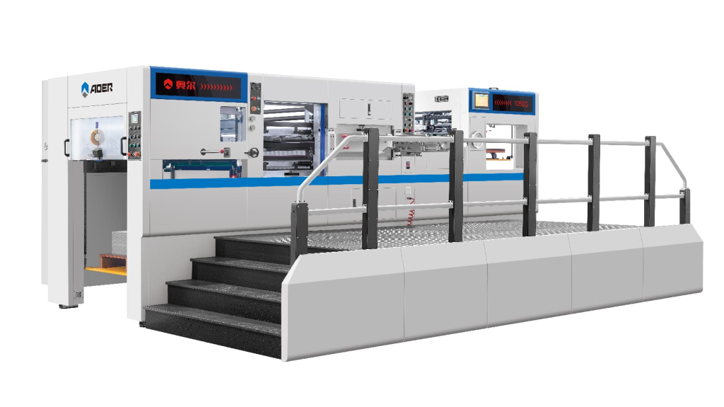 AEM-1050Q AUTOMATIC DIE CUTTING MACHINE WITH STRIPPING UNIT
