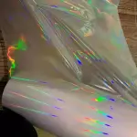 TRANSPARENT HOLOGRAM THERMAL FILM
