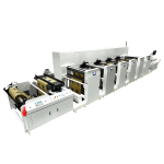 DUAL-SERVO UNIT-TYPE FLEXO PRINTING MACHINE