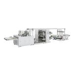 LES-1100+LST-41100 AUTOMATIC FLEXO PRINTING THREE-SIDE SEALING PAPER BAG MAKING MACHINE