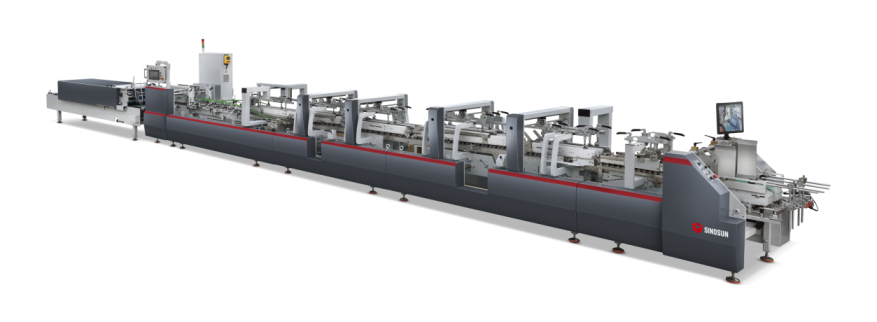 HIGH SPEED AUTOMATIC MULTIFUNCTIONAL SPEEDWAVE FOLDER GLUER