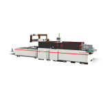 FULL AUTOMATIC HIGH SPEED DOUBIE CHANNEL WINDOW STICKING MACHINE