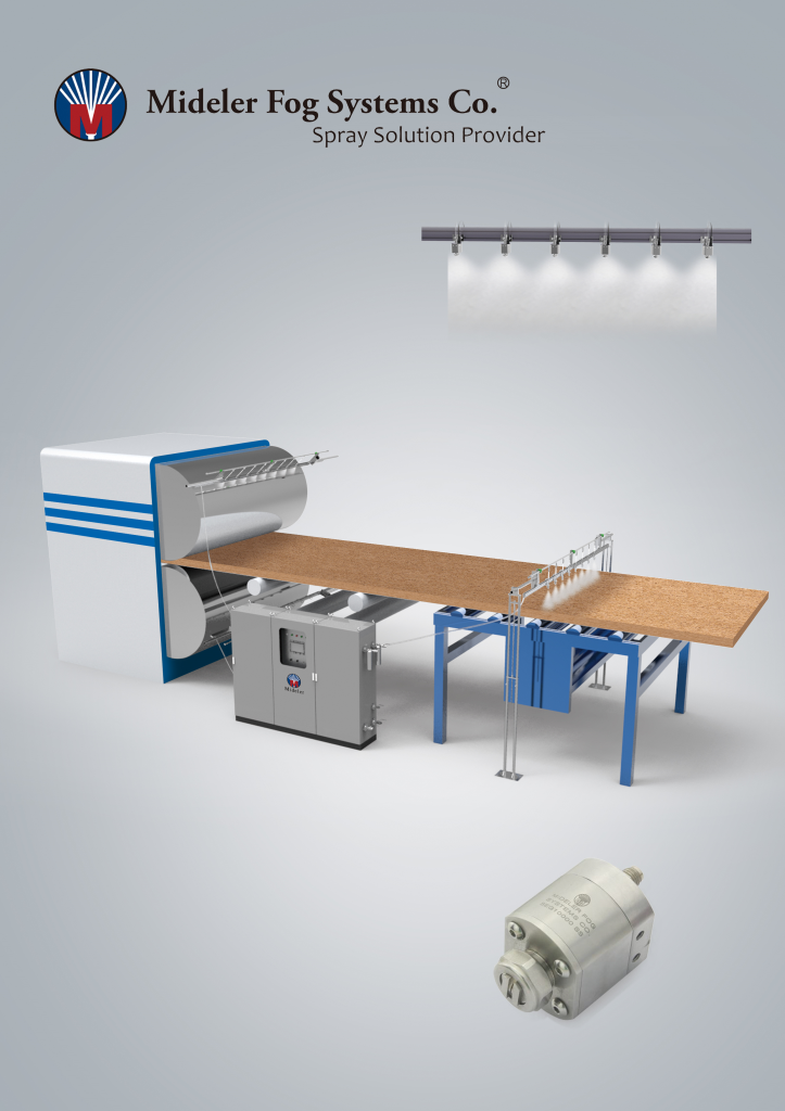 STEEL STRIP DEMOULDING AND SPRAYING EQUIPMENT/BOARD HUMIDIFICATION EQUIPMENT