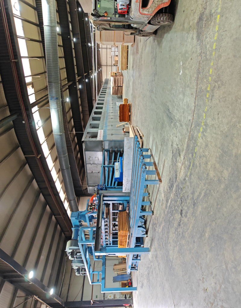 4 DECK ROLLER VENEER DRYER