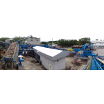 A FULL SET OF MATERIALS IN THE PREPARATION SECTION OF THE WOOD-BASED PANEL PRODUCTION LINE
