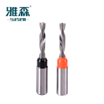 Solid carbide dowel drill bits