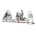 THE AUTOMATIC ANGLE CNC DOUBLE END TENON MACHINE