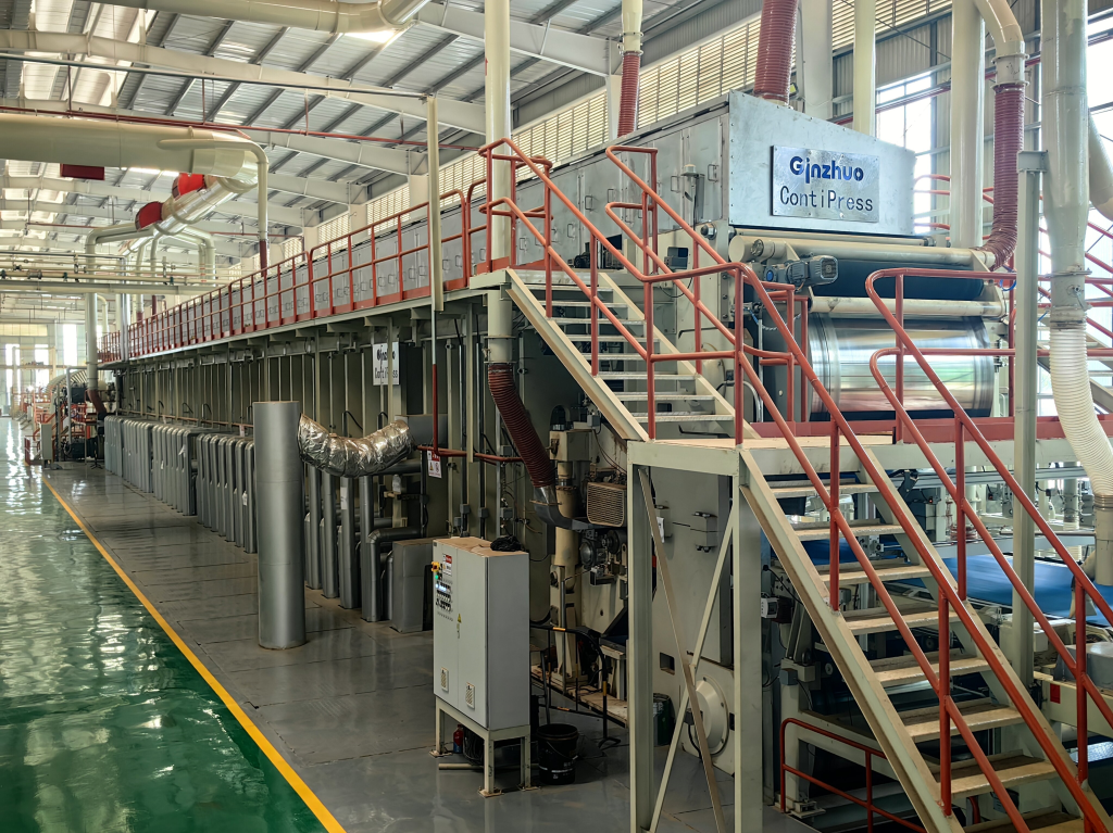 CONTINUOUS PRESS M(H)DF /PARTICLE BOARD/OSB PRODUCTION LINE