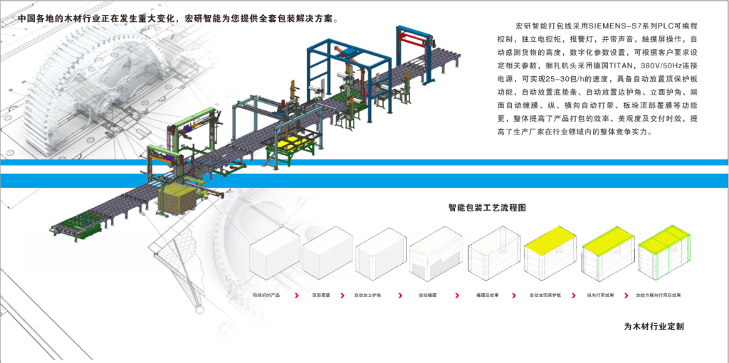 PLATE AUTOMATIC PACKAGING PRODUCTION LINE