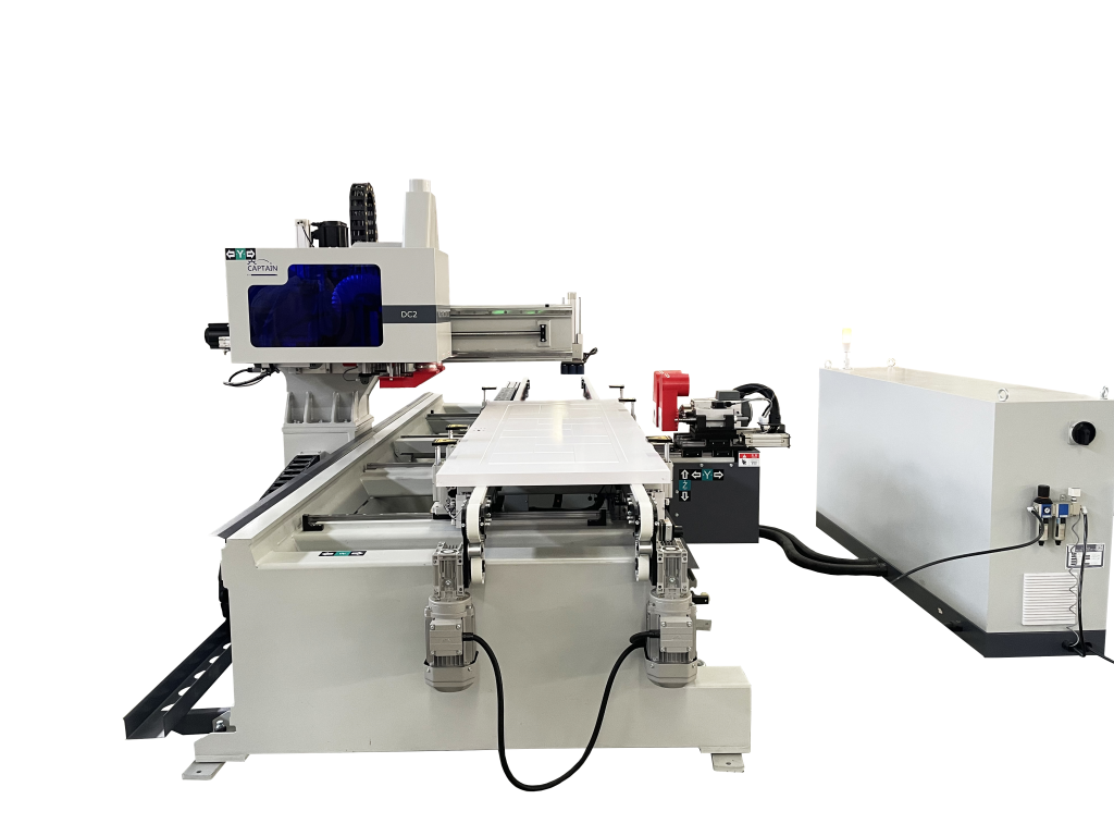AUTOMATIC DOOR LEAF HOLE/SLOT CNC