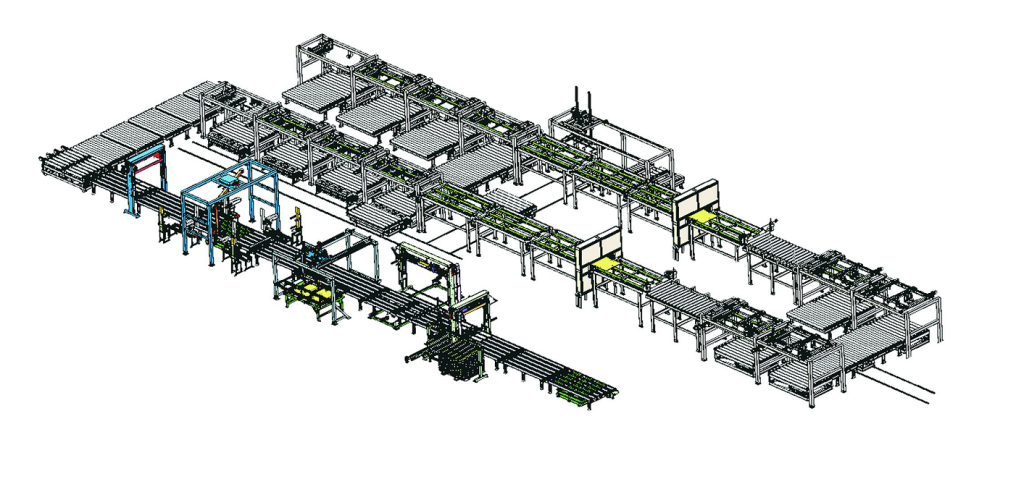 WOOD BASED PANEL INSPECTION AND PACKAGING LINE