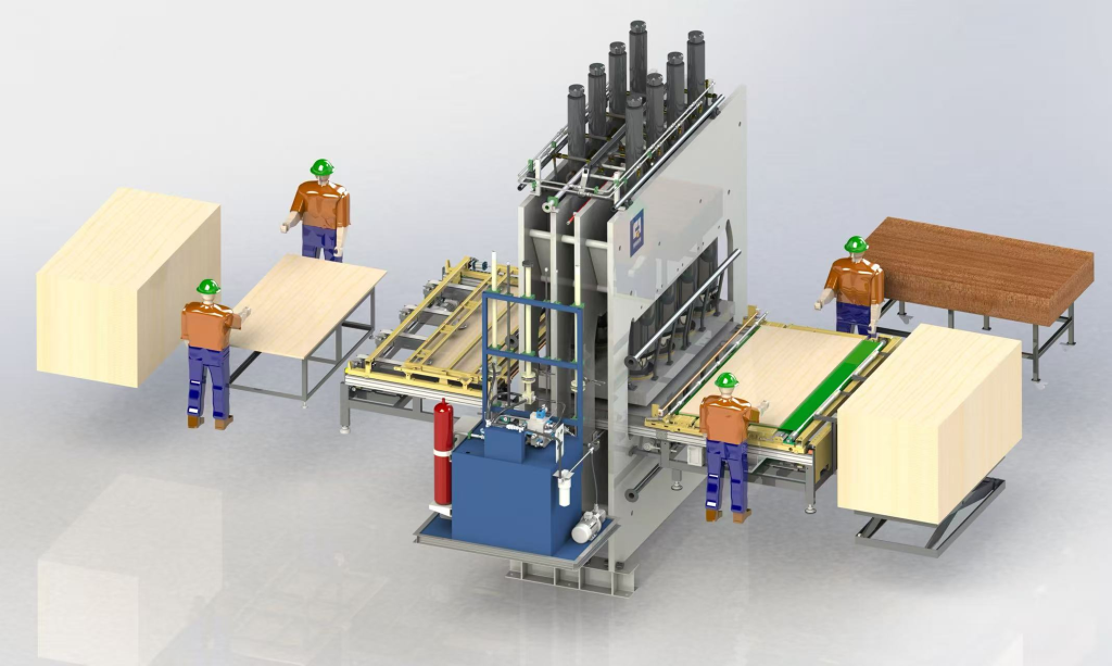 SHORT CYCLE HOT PRESS MACHINE
