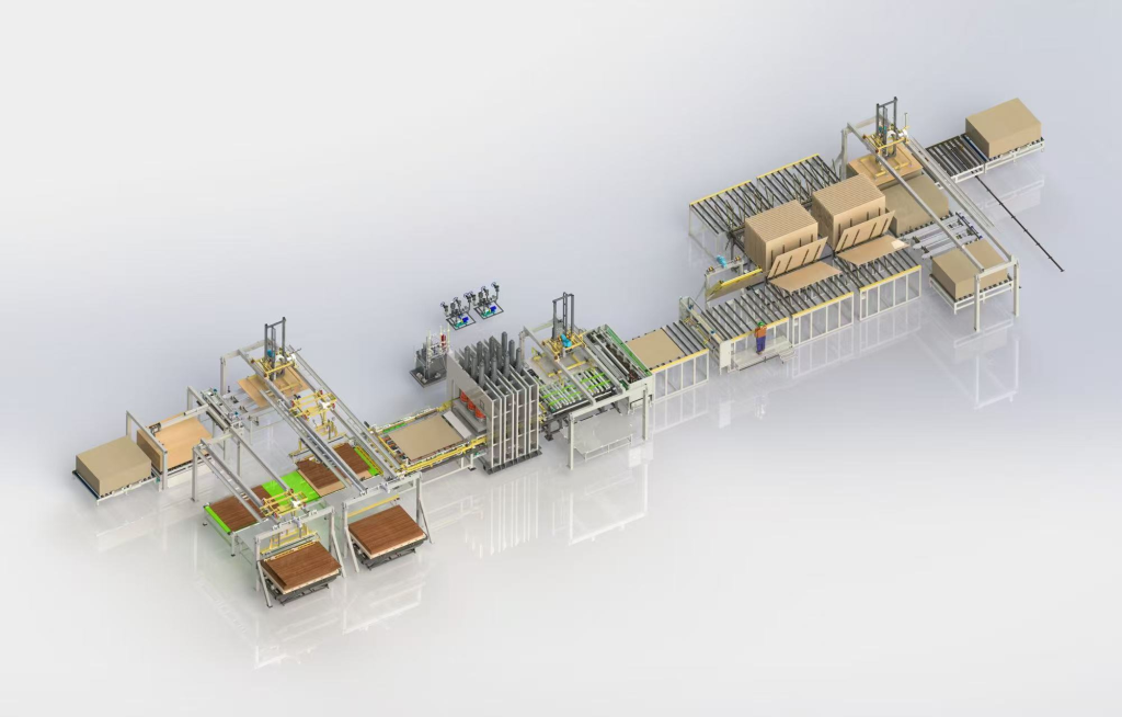 FULLY AUTOMATIC SHORT CYCLE PRESS LINE