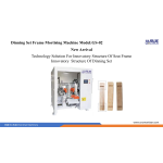 DINNING SET FRAME MORTISING MACHINE MODEL:GS-02