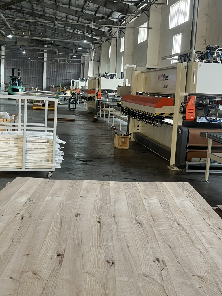 Hot-press panel splicing machine