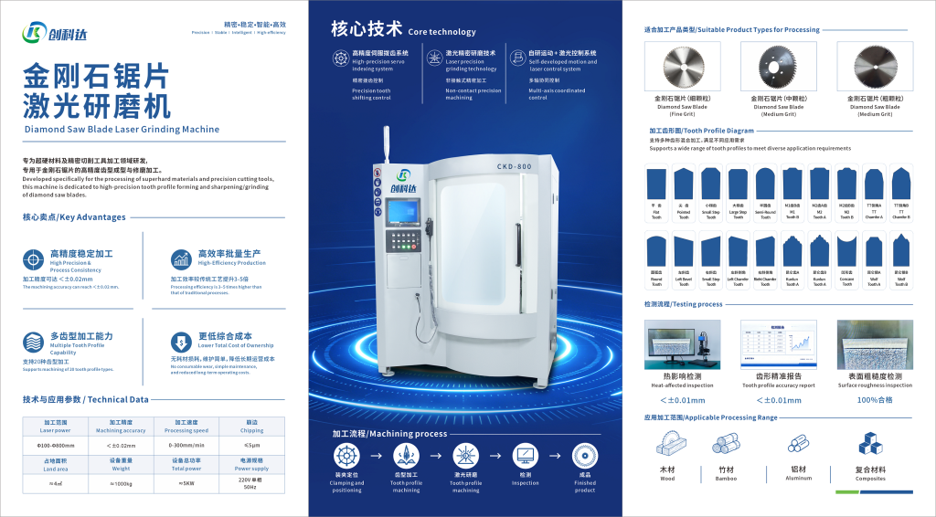 DIAMOND SAW BLADE LASER GRINDING MACHINE