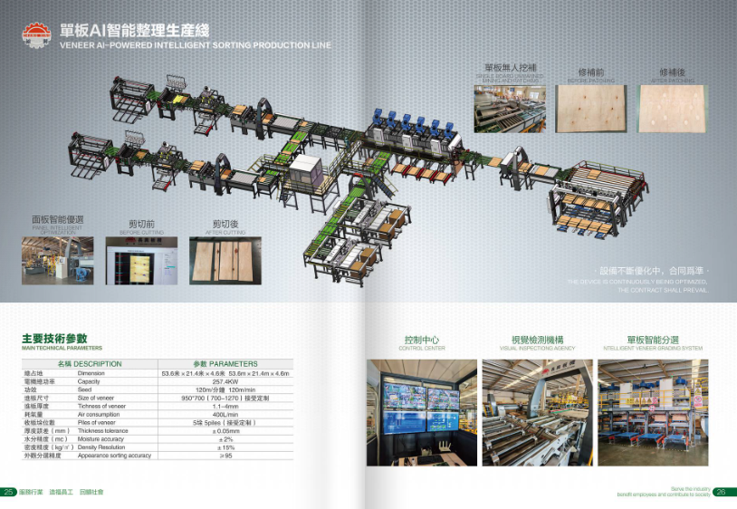 CORE VENEER AI GRADING LINE
