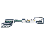 HIGH-SPEED EDGE SAWING AND SANDING PRODUCTION LINE