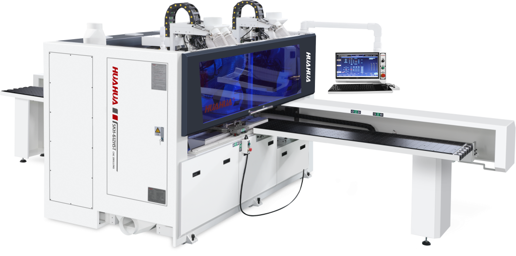 DOUBLE DRILLING HEADS AUTOMATIC SIX SIDES CNC DRILLING MACHINE